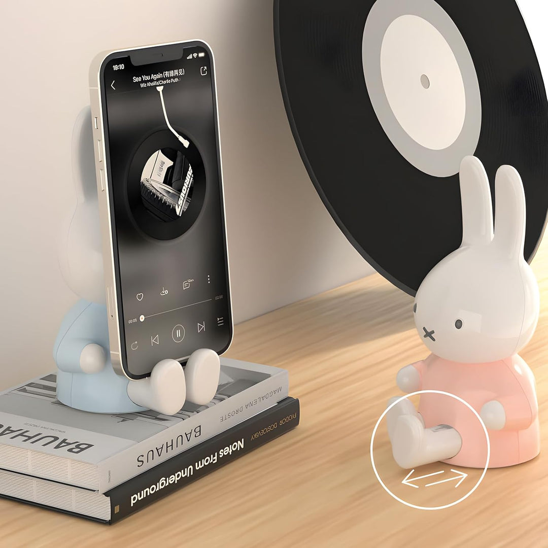 MiPow x Miffy 2026 New Model Bluetooth Speaker, Portable Wireless HD Stereo, Bluetooth 5.0, 220g Lig