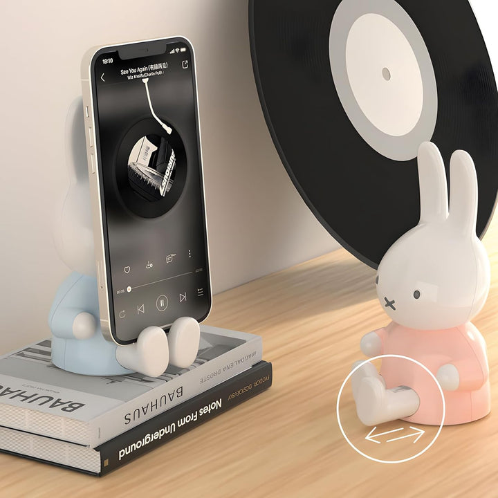 MiPow x Miffy 2026 New Model Bluetooth Speaker, Portable Wireless HD Stereo, Bluetooth 5.0, 220g Lig