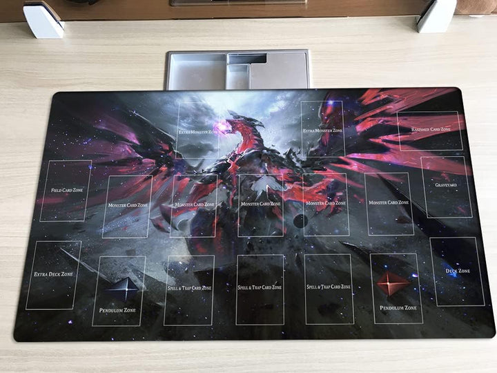 Mlikemat Spielmatte Neo Galaxy-Eyes Photon Drache CCG TCG Sammelkartenspielmatte + Tasche (ZD039-889