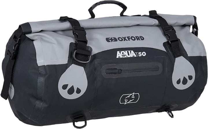 Oxford AQUA T-50 Rolltasche Schwarz / Grau, Schwarz / Grau
