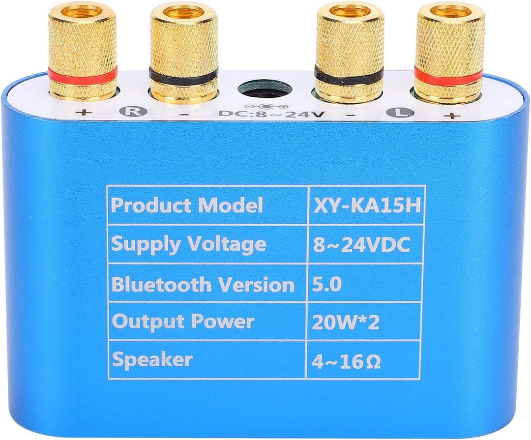 DC8-24V 5.0 Bluetooth-Leistungsverstärker 2 Kanäle 20W + 20W Stereo-Leistungsverstärker Digital Spea