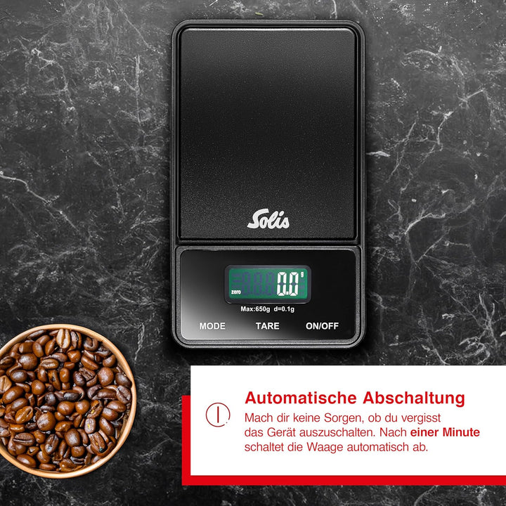Solis Digital Pocket Scale 1030 Waage - Küchenwaage Digital - Feinwaage - Kompakte Küchenwaage / Esp