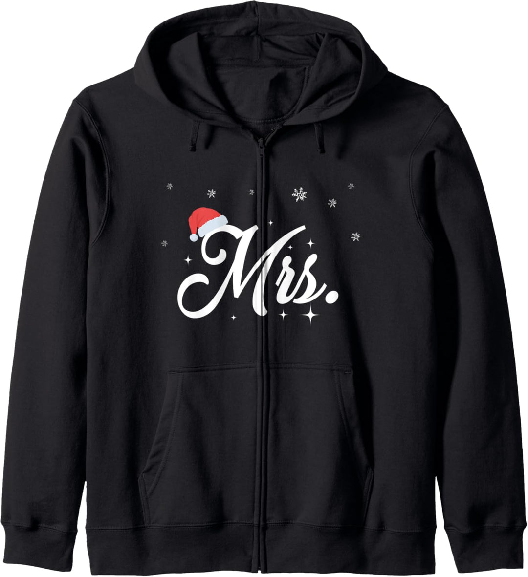 Matching His and Hers Holiday Gifts- Mr. and Mrs. Christmas Kapuzenjacke