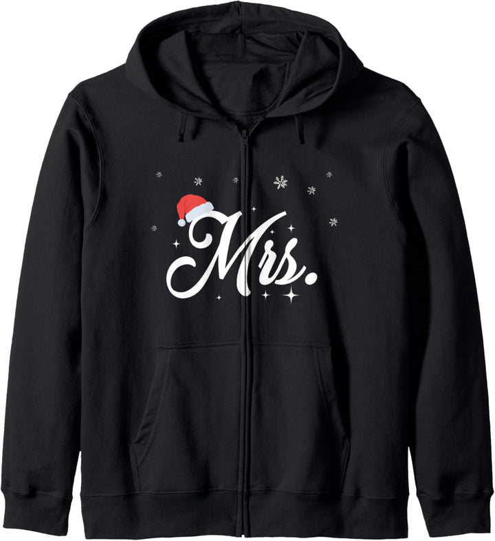 Matching His and Hers Holiday Gifts- Mr. and Mrs. Christmas Kapuzenjacke
