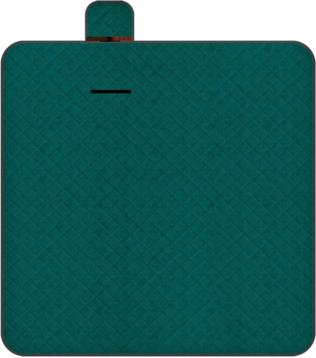 PERLETTI Picknickdecke Wasserdicht Faltbar Gross 200x200 - Outdoor Camping Decke mit Tragegurt - Str