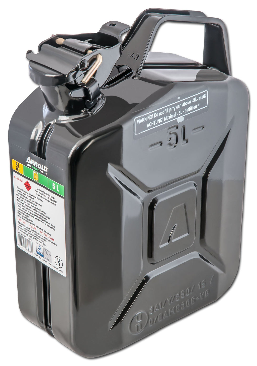 ARNOLD 6011-X1-2000 Metall-Kraftstoffkanister 5L 5 Liter, 5 Liter