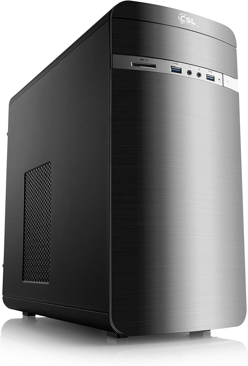 Basic Gaming PC mit Windows 11 Home | AMD Ryzen 5 PRO 4650G 6x3.7GHz | AMD Radeon | 500GB M.2 NVMe |