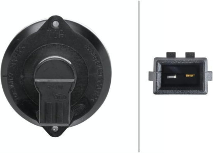HELLA - Nebelschlussleuchte - Halogen - 12V - Einbau - Lichtscheibenfarbe: rot - Stecker: AMP - hint