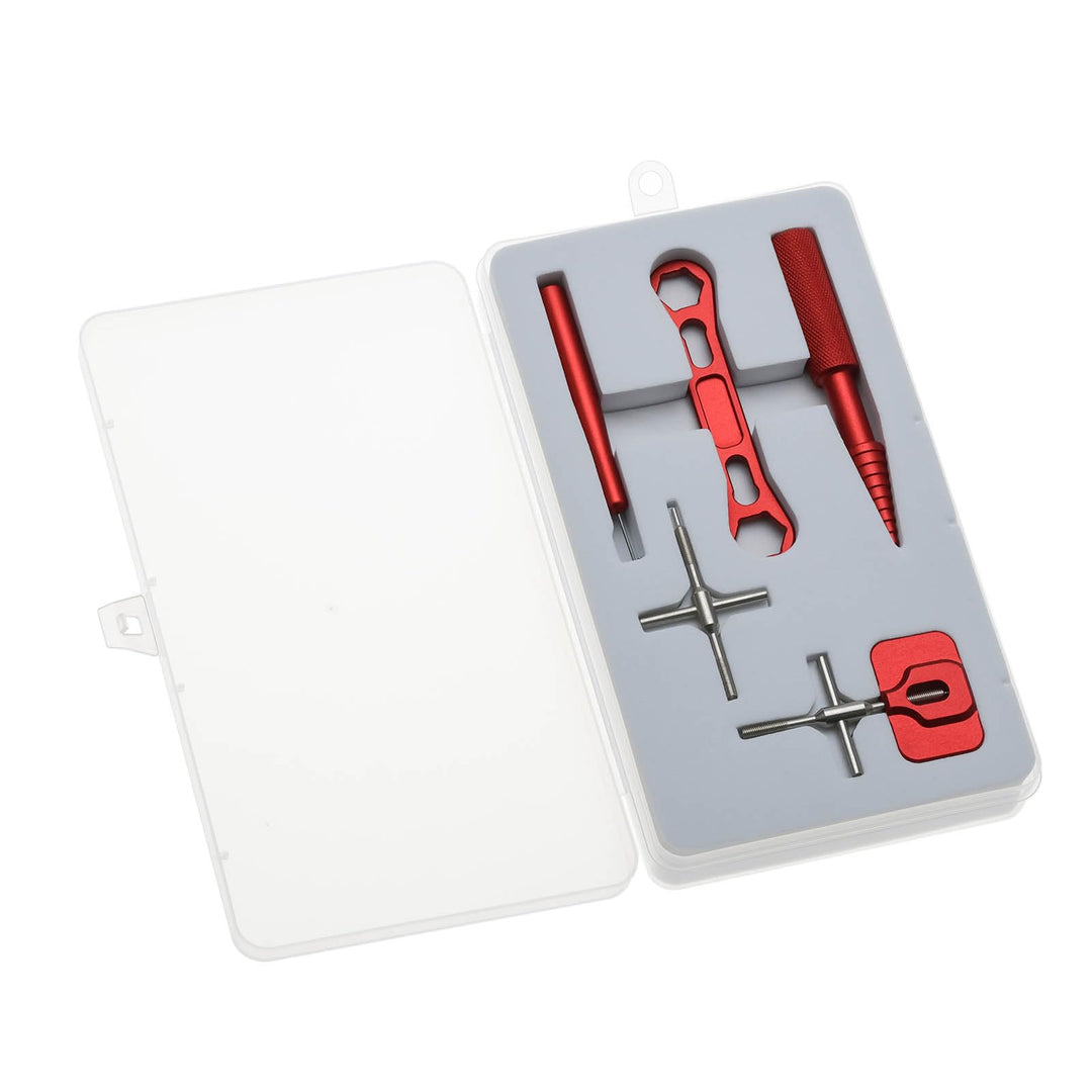 SG Store 1 Set Rollenreparaturwerkzeug-Set 90x13mm/8x78mm für die Wartung von Angelrollen Rot