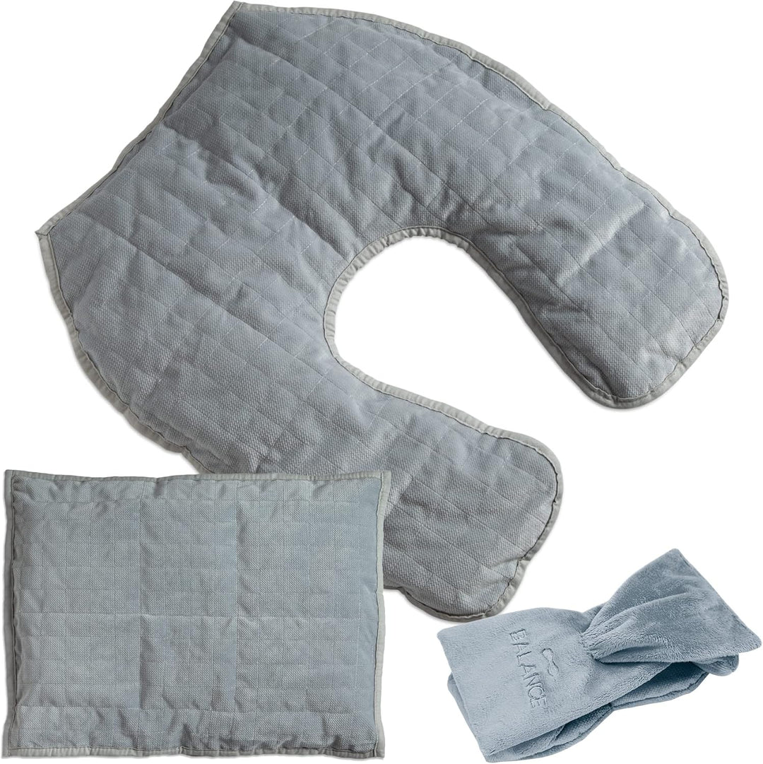 Gravity Home Office Kit : Gewichtskragen Gewichtskissen und Gewichtsband für Stress Nacken- Rücken-