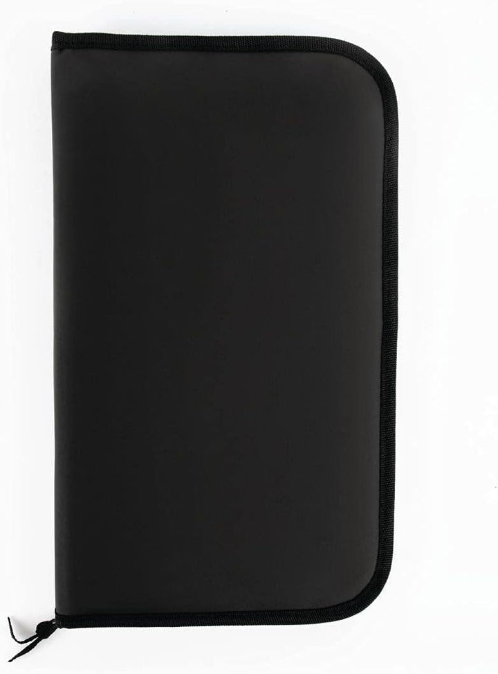 Vogue Heavy Duty Messerkoffer 7 Fächer, Schwarz, für bis zu 7 Messer, professioneller Messerhalter,