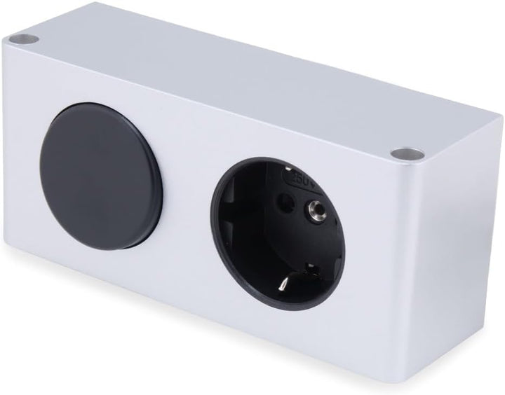 kalb | Energiebox 12V 10W für LED Beleuchtung Kombibox Steckdose und Schalter (mit Netzteil)