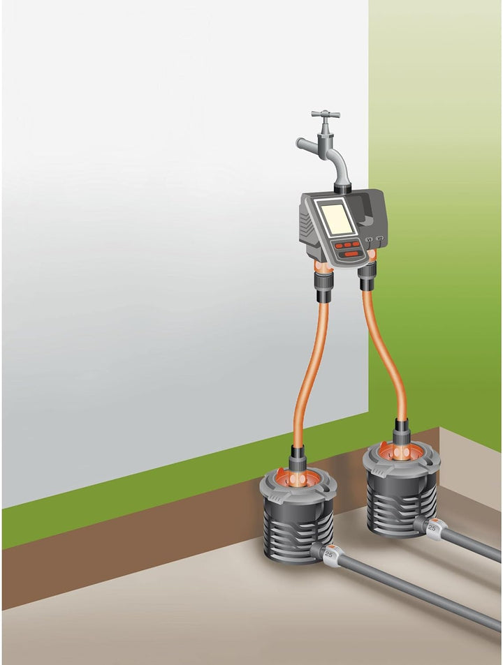 Computer per Irrigazione Gardena Multicontrol Duo: Controllo Automatico D'Irrigazione, Programmabile