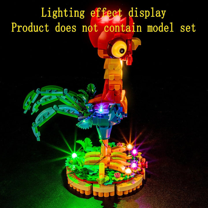 GEAMENT LED Licht-Set Kompatibel mit Lego Disney Heihei 43272 Bausteine Modell (Modellsatz Nicht ent