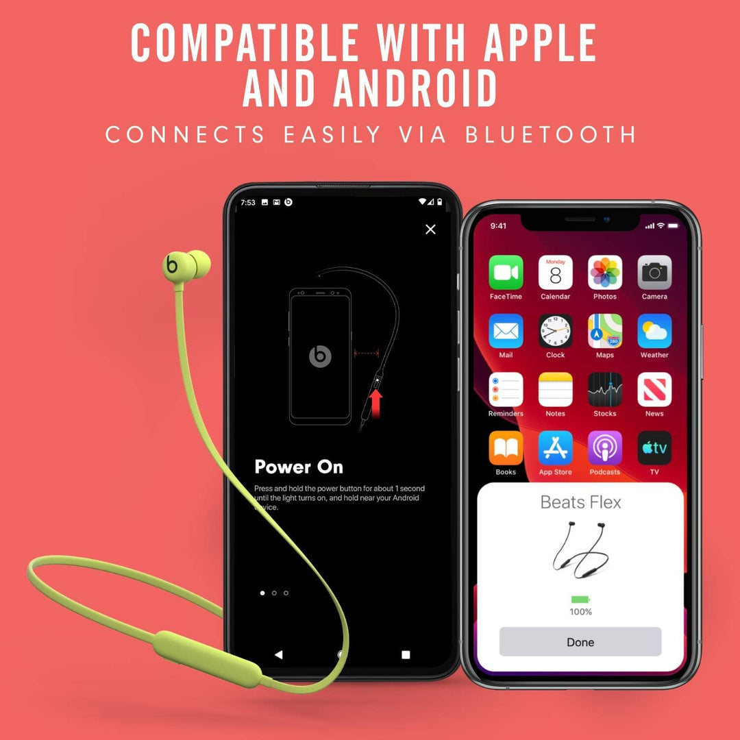 Beats Flex In-Ear Kopfhörer – Apple W1 Chip, magnetische In-Ear Kopfhörer, Bluetooth Klasse 1, 12 St