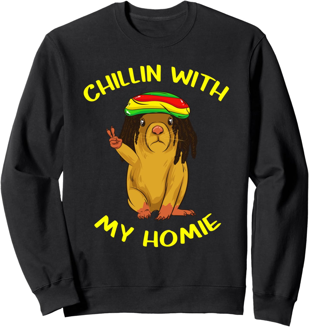 CHILLEN MIT MEINEM HOMIE PRAIRIE DOG Sweatshirt