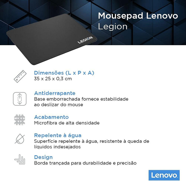 Lenovo Y Gaming Maus Pad schwarz/rot