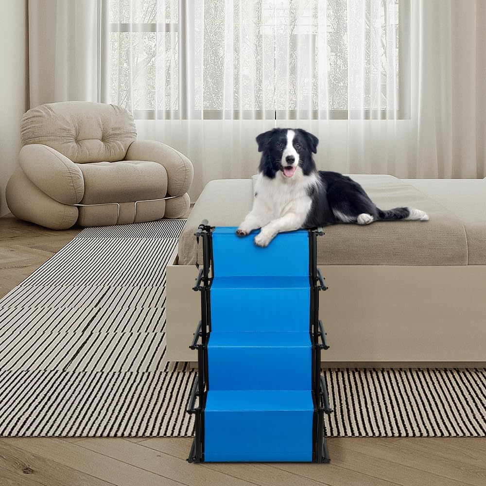 Treppe für grosse und kleine Hunde, Rampe für Hunde, Autorampe, faltbar, für Auto, Sofa oder Bett, r