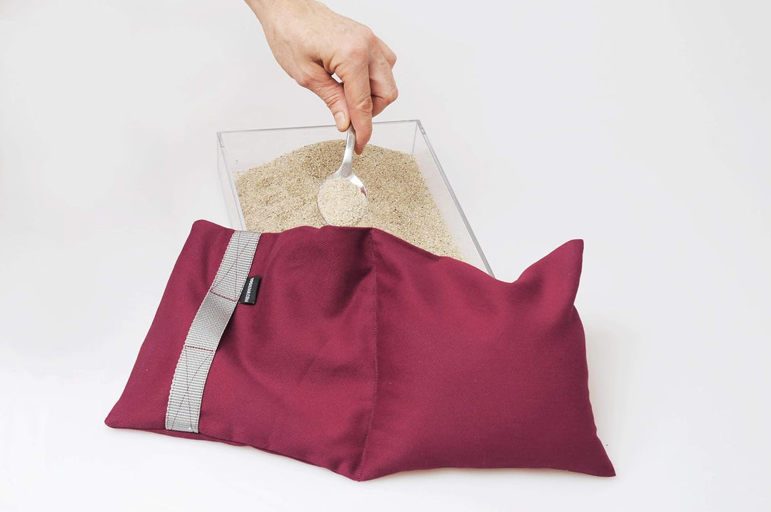 Yogistar Yoga-Sandsack Balanced bordeaux, bordeaux