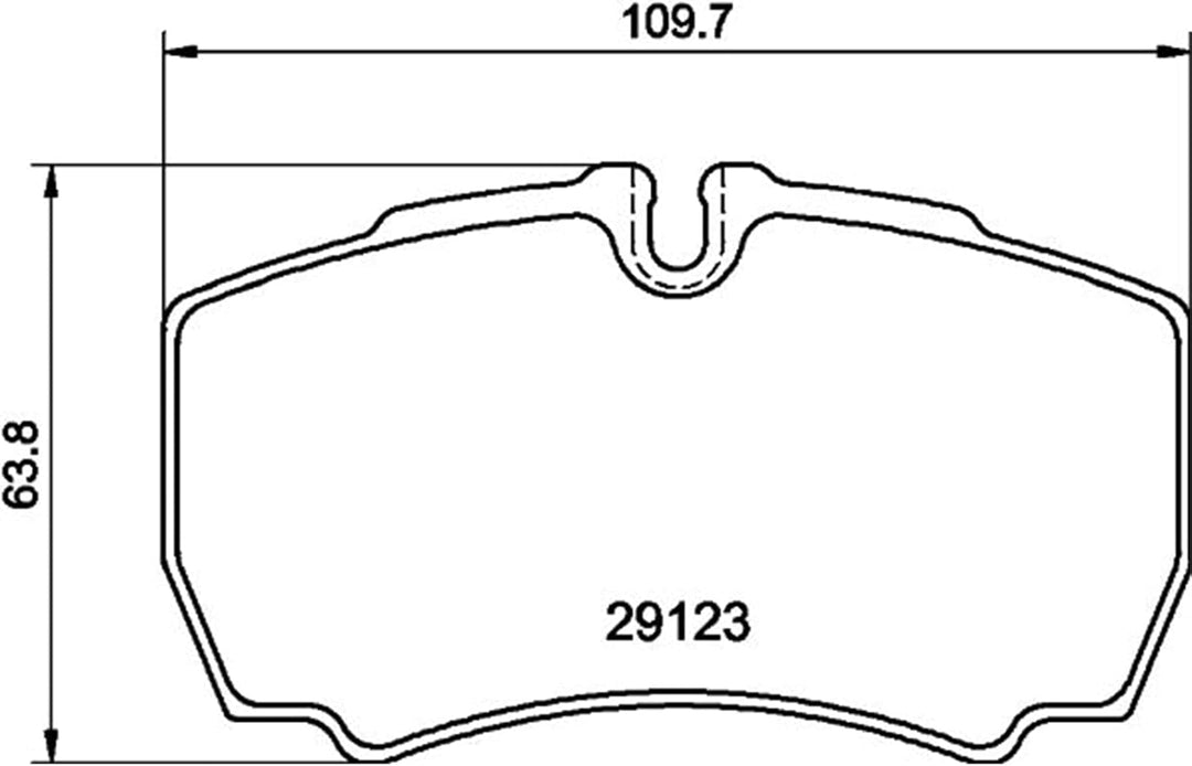 HELLA PAGID 8DB 355 005-421 Bremsbelagsatz - C4076 - Dicke/Stärke: 20.3mm - Bremssystem: Brembo - in