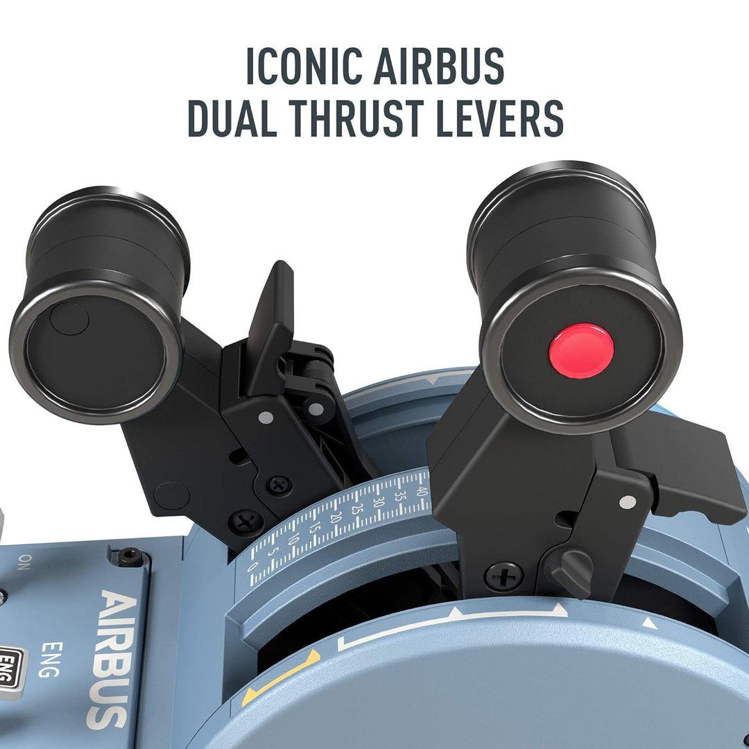 Thrustmaster TCA Captain Pack Airbus Edition - Pack bestehend aus Sidestick / Throttle / Throttle Ad