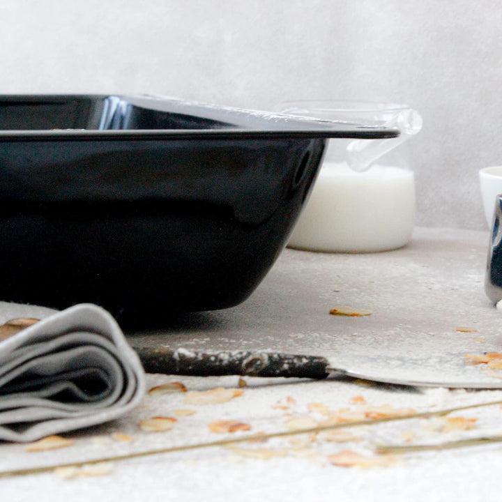 ICQN Backblech mit Antihaftbeschichtung 45.5 x 37.5 x 6 cm, Extra Tiefe Fettpfanne für Backofen und