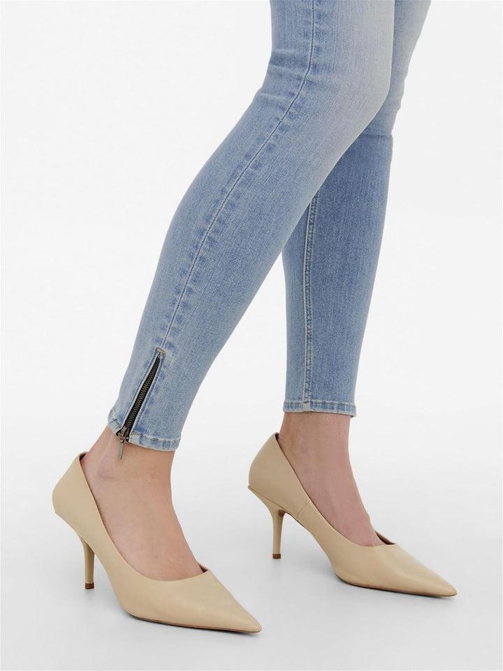 ONLY Damen ONLKENDELL RG SK ANK DNM TAI467 NOO 15223264 26W / 34L Light Blue Denim, 26W / 34L Light