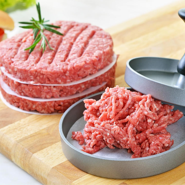 GRÄWE Backpapier für Burgerpresse, 500 Stück für Party-Hamburgerpresse, Burgerpapier, Papier für kle