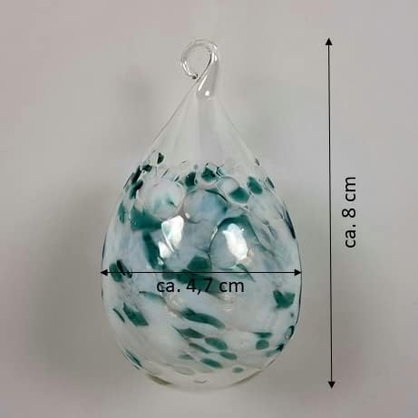 Lauschaer Glas Ostereier aus Glas mit Granulat verschiedene Grössen und Sets mundgeblasen handgeform