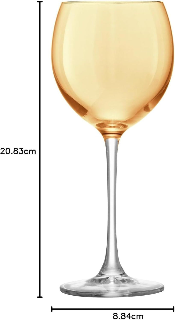 LSA Polka Weinglas 400ml Metall Sortiert x 4 400 ml Weinglas Metall Sortiert, 400 ml Weinglas Metall