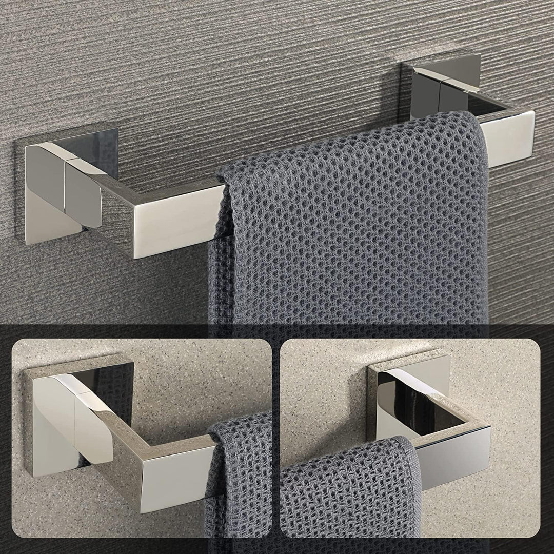 Flybath Handtuchstange Einzelschicht SUS 304 Edelstahl Stilvoller Kurze Handtuchhalter Wandmontage S