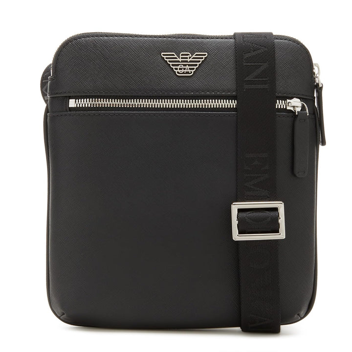 Emporio Armani Schultertasche mit Reissverschluss und Logo Schwarz_schwarz Einheitsgrösse, Schwarz_s