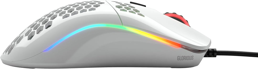 GLORIOUS Model O- (Minus) Compact Wired Gaming Mouse - 58g Superlight Honeycomb Design, RGB, Pixart
