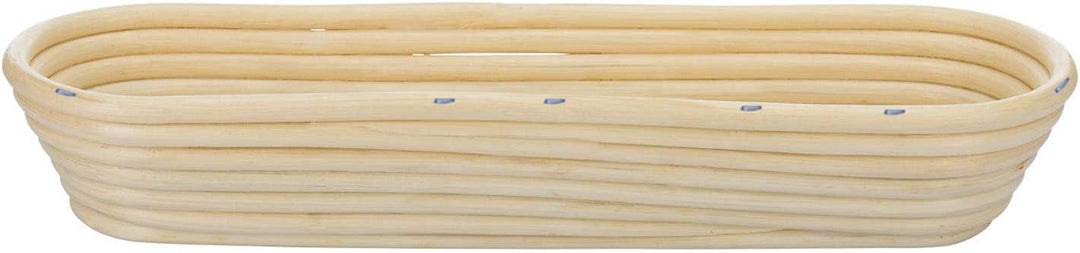 Westmark Gärkörbchen, Für 1500-2000g Brotteig, Oval, Länge: ca. 40 cm, Peddigrohr, Hellbeige, 320222