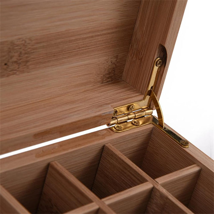 BrilliantDay Holz-Aufbewahrungsbox für ätherische Öle, 25 Gitter, drehbar, für ätherische Öle, Aroma