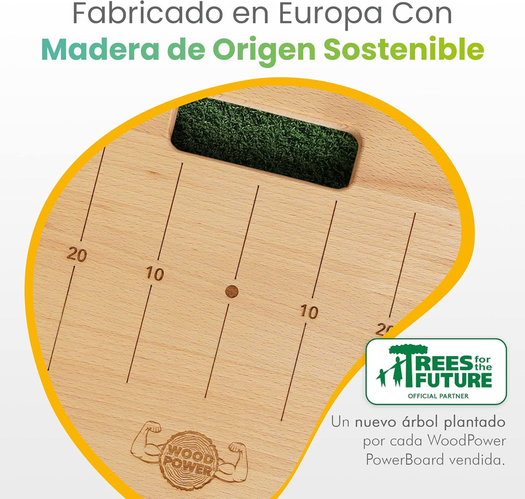 woodpower® PowerBoard: Handstand-Board & Arm-Balance Trainer für die perfekte und komfortable Handpo