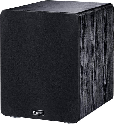 Magnat Alpha RS 8, Aktivsubwoofer mit 200 mm grosser Membran und bis zu 160 Watt Leistung Schwarz, S