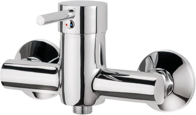 'aquaSu® Einhandmischer Lea für Brause | Chrom | Wasserhahn | Einhebelmischer, Brause