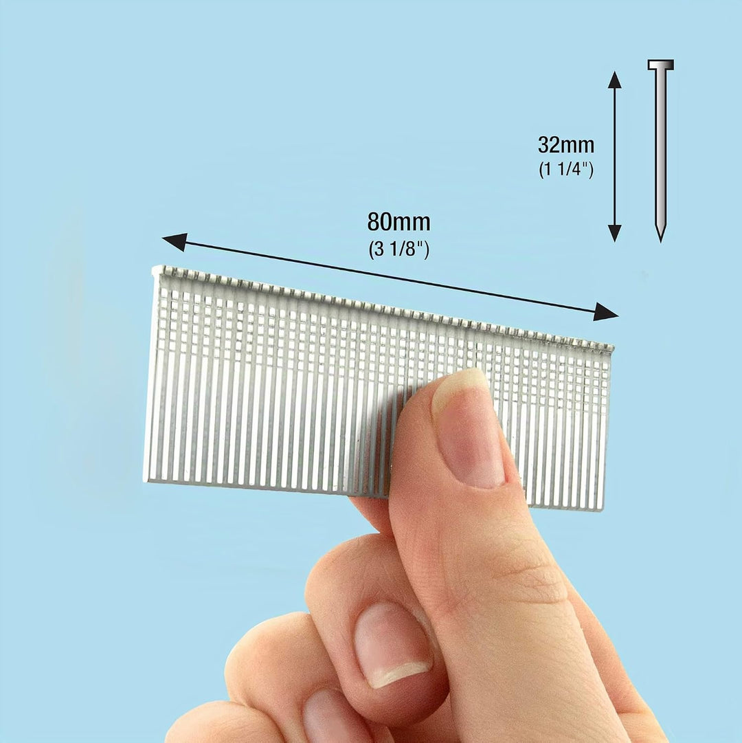 Tacwise 0294 Typ 16G / 32 mm Verzinkte Nägel, Packung mit 2500 Stück 32 mm Silber, 32 mm Silber