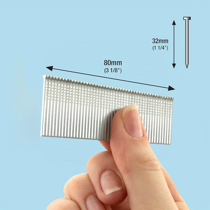 Tacwise 0294 Typ 16G / 32 mm Verzinkte Nägel, Packung mit 2500 Stück 32 mm Silber, 32 mm Silber