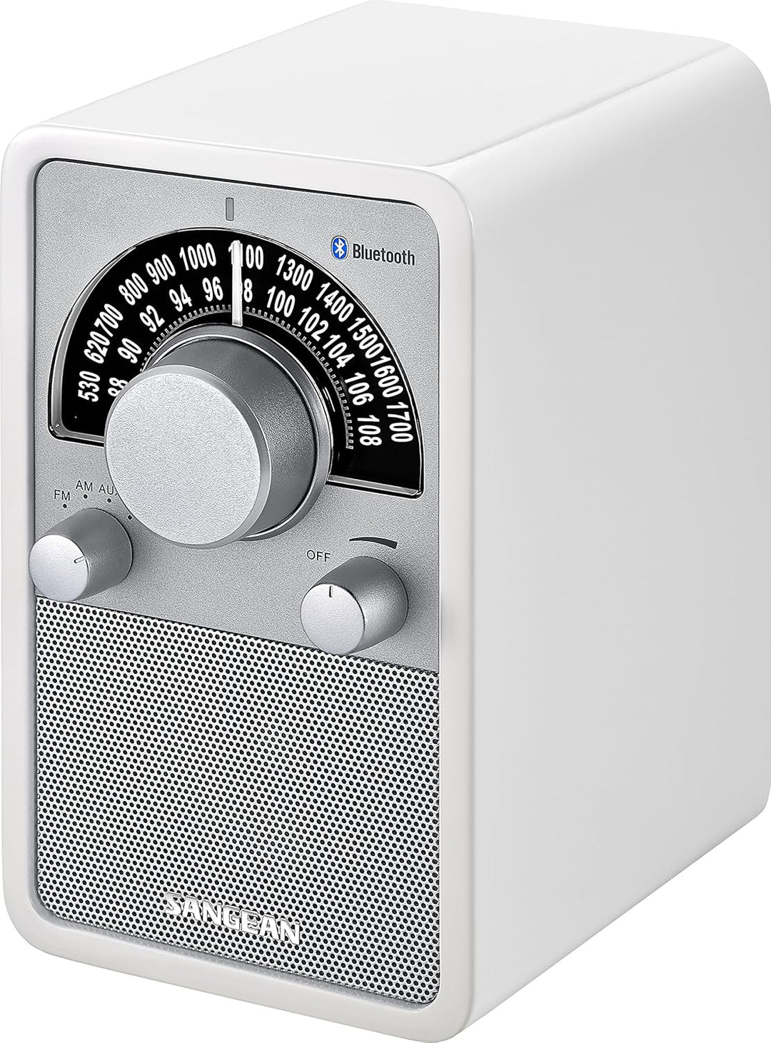 Sangean WR-15 Retro Radio mit FM und AM - Vintage Design - Bluetooth Streaming - Einzigartiges Holzg