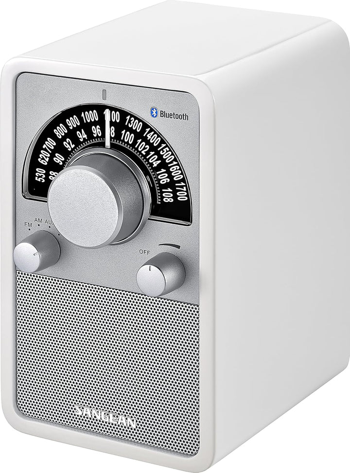 Sangean WR-15 Retro Radio mit FM und AM - Vintage Design - Bluetooth Streaming - Einzigartiges Holzg