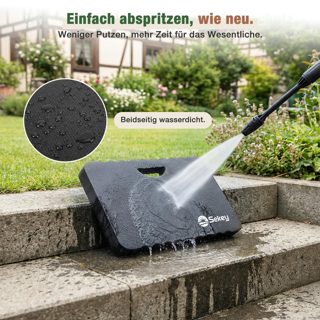 Sekey Kniekissen 2 Stück – 40mm Extra Dick, Kniekissen Garten Arbeit Kniee Sitzunterlage Knieschoner