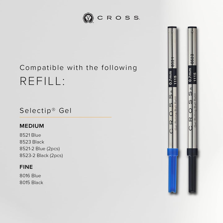 Cross Edge Rollerball (Strichstärke M, Schreibfarbe: schwarz, nachfüllbar, inkl. Premium Geschenkbox