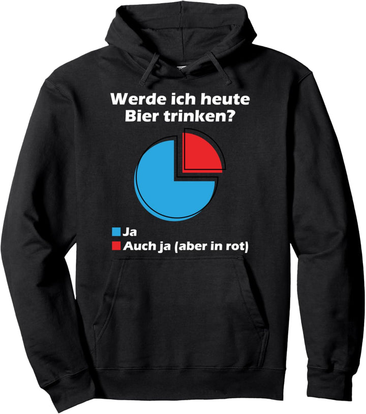 Werde ich heute Bier trinken? Ja Pullover Hoodie