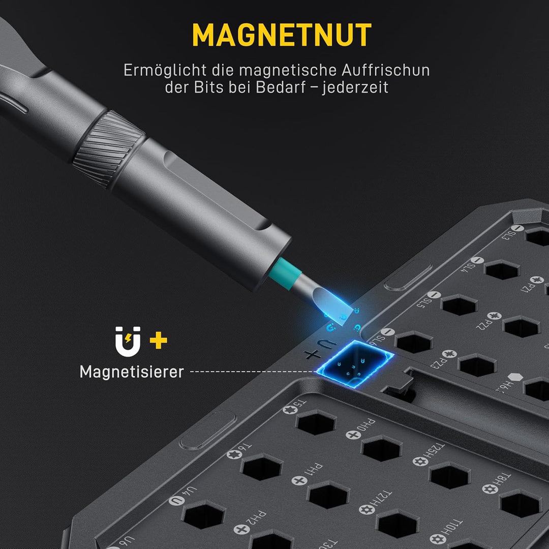 42 in 1 Magnetischer Schraubendreher, Schraubendreher Set, Multi Bit-Schraubendreher Set mit Aufbewa