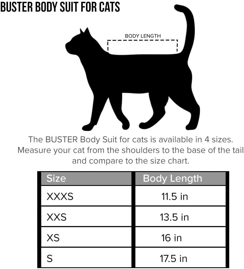 Buster, Bodysuit Easygo für Katzen, X-Small, 38.5cm