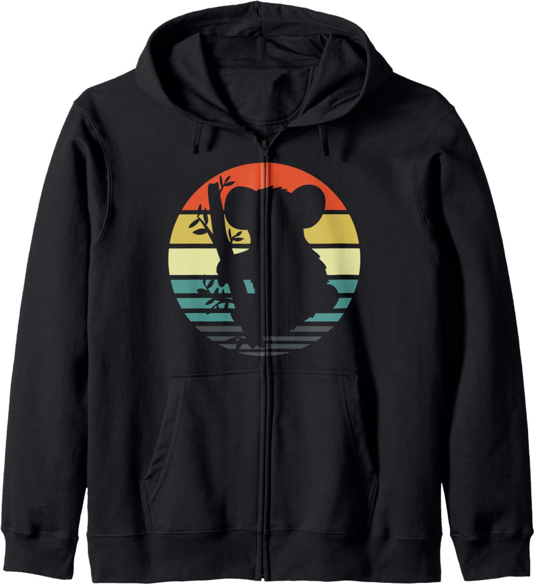 Koala Australien Retro Beuteltier Kapuzenjacke