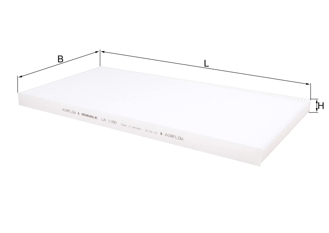 MAHLE LA 1180 Innenraumfilter