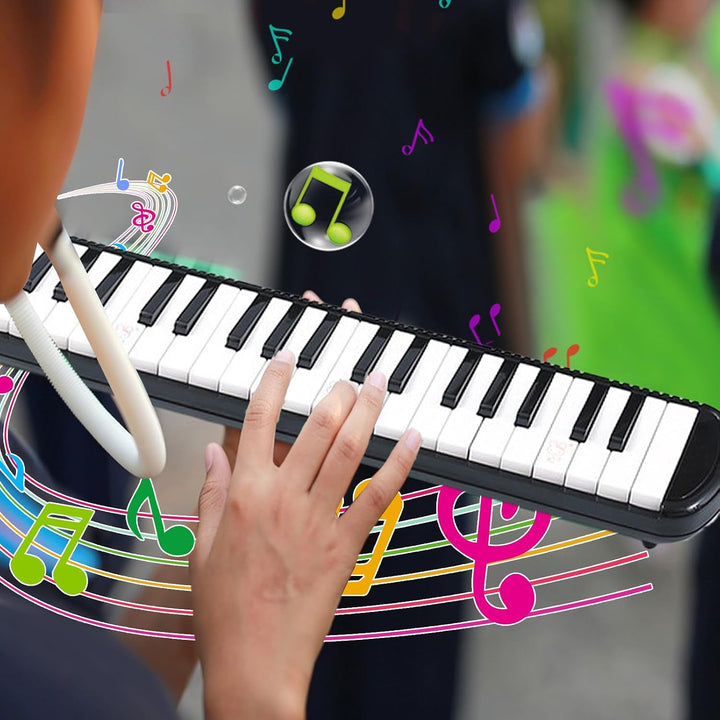 32 Tasten Melodica Für Kinder Melodica Instrument Mit Tragetasche Geeignet, Blasinstrument Mit 2 Wei